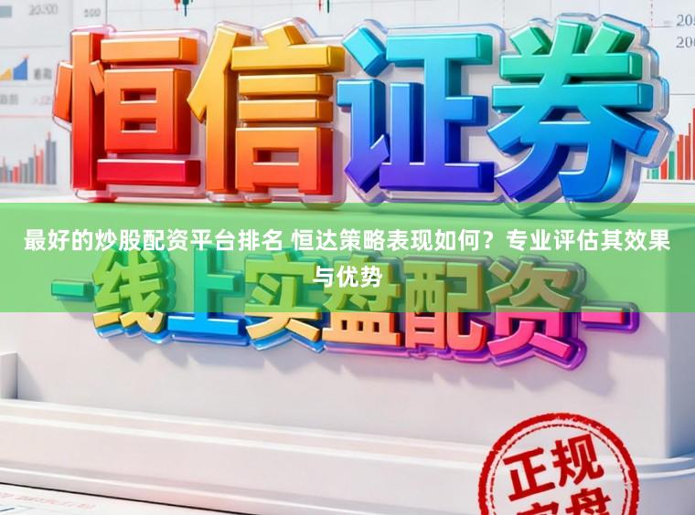 最好的炒股配资平台排名 恒达策略表现如何?专业评估其效果与优势